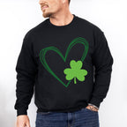 Heart and Clover St Patricks Theme T-shirt, Hoodie, Sweatshirt