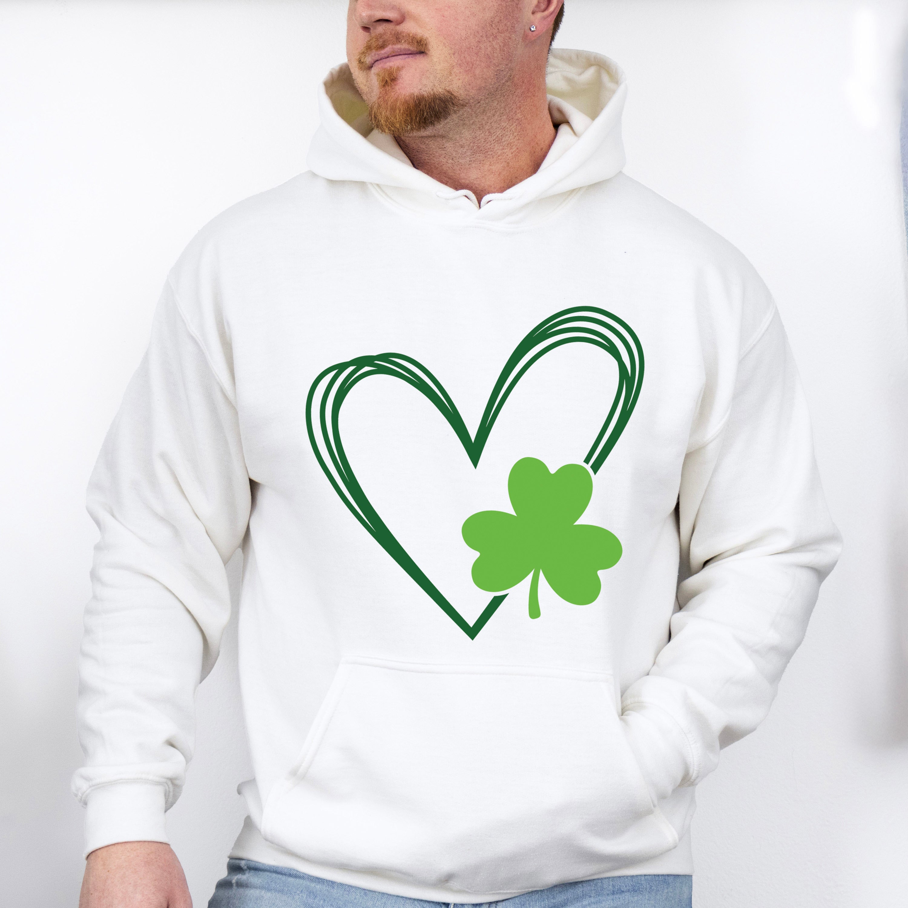 Heart and Clover St Patricks Theme T-shirt, Hoodie, Sweatshirt