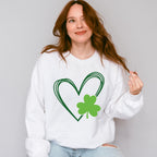 Heart and Clover St Patricks Theme T-shirt, Hoodie, Sweatshirt