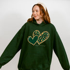 Leopard Print Heart St Patricks Theme T-shirt, Hoodie, Sweatshirt