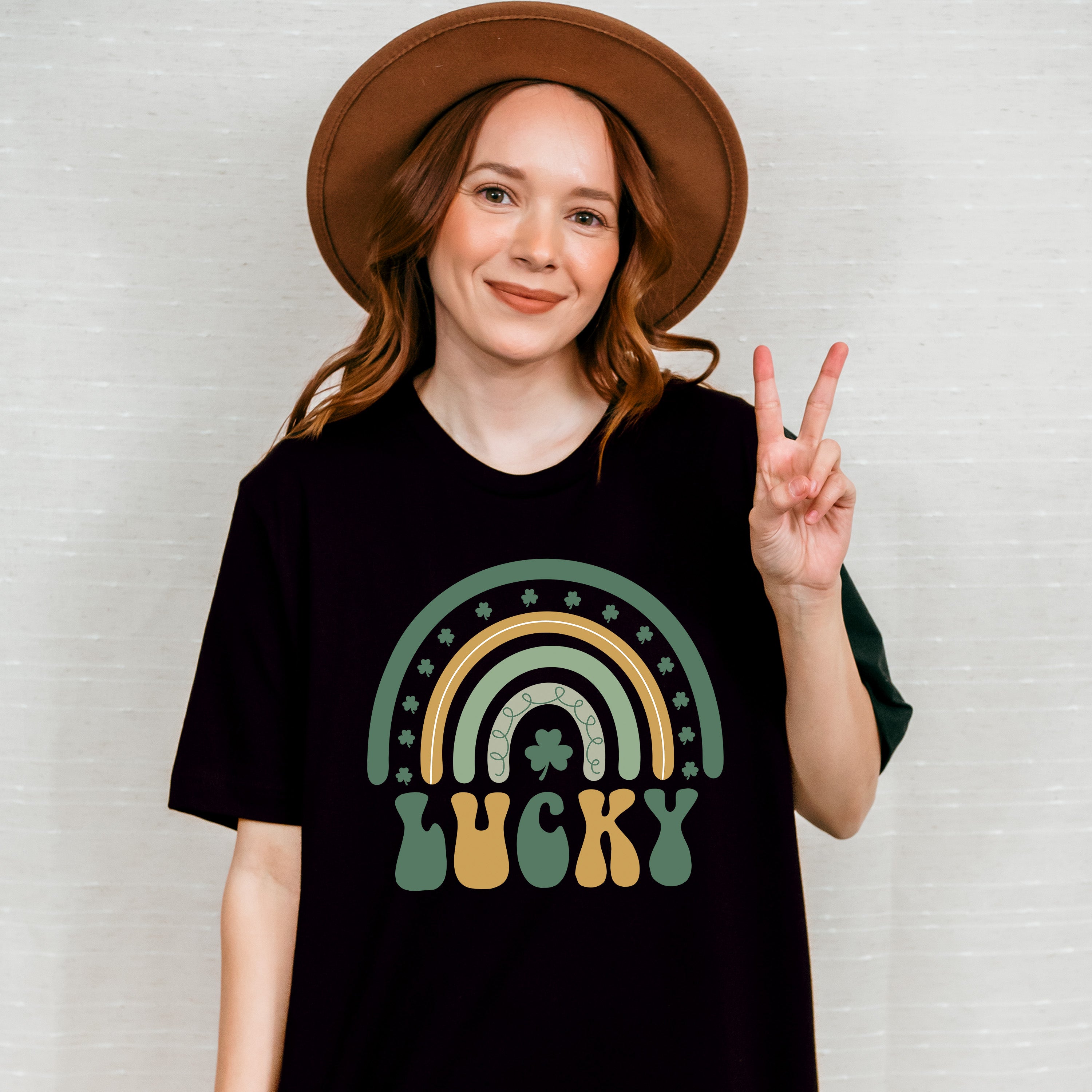 Lucky Rainbow St Patricks Theme T-shirt, Hoodie, Sweatshirt
