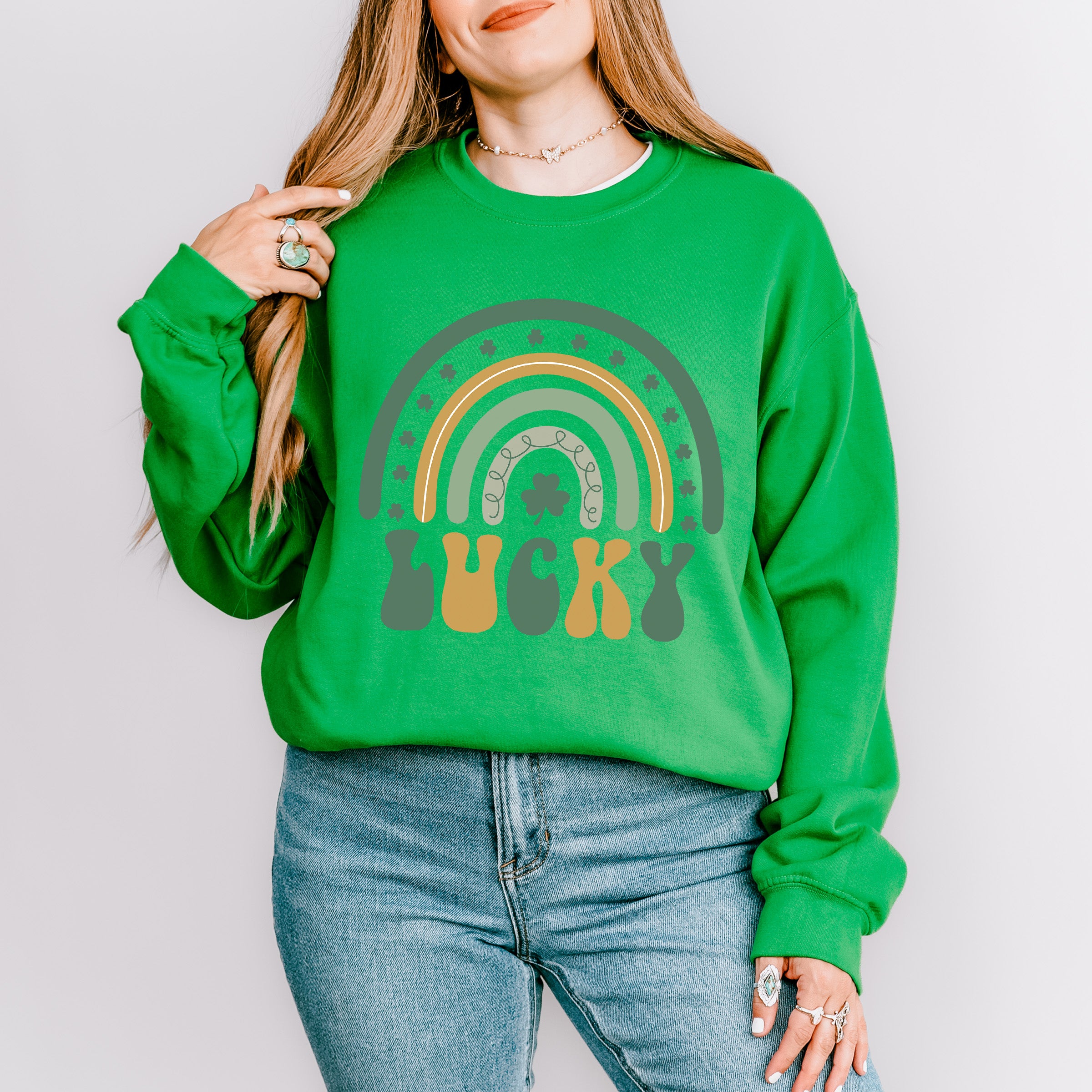 Lucky Rainbow St Patricks Theme T-shirt, Hoodie, Sweatshirt