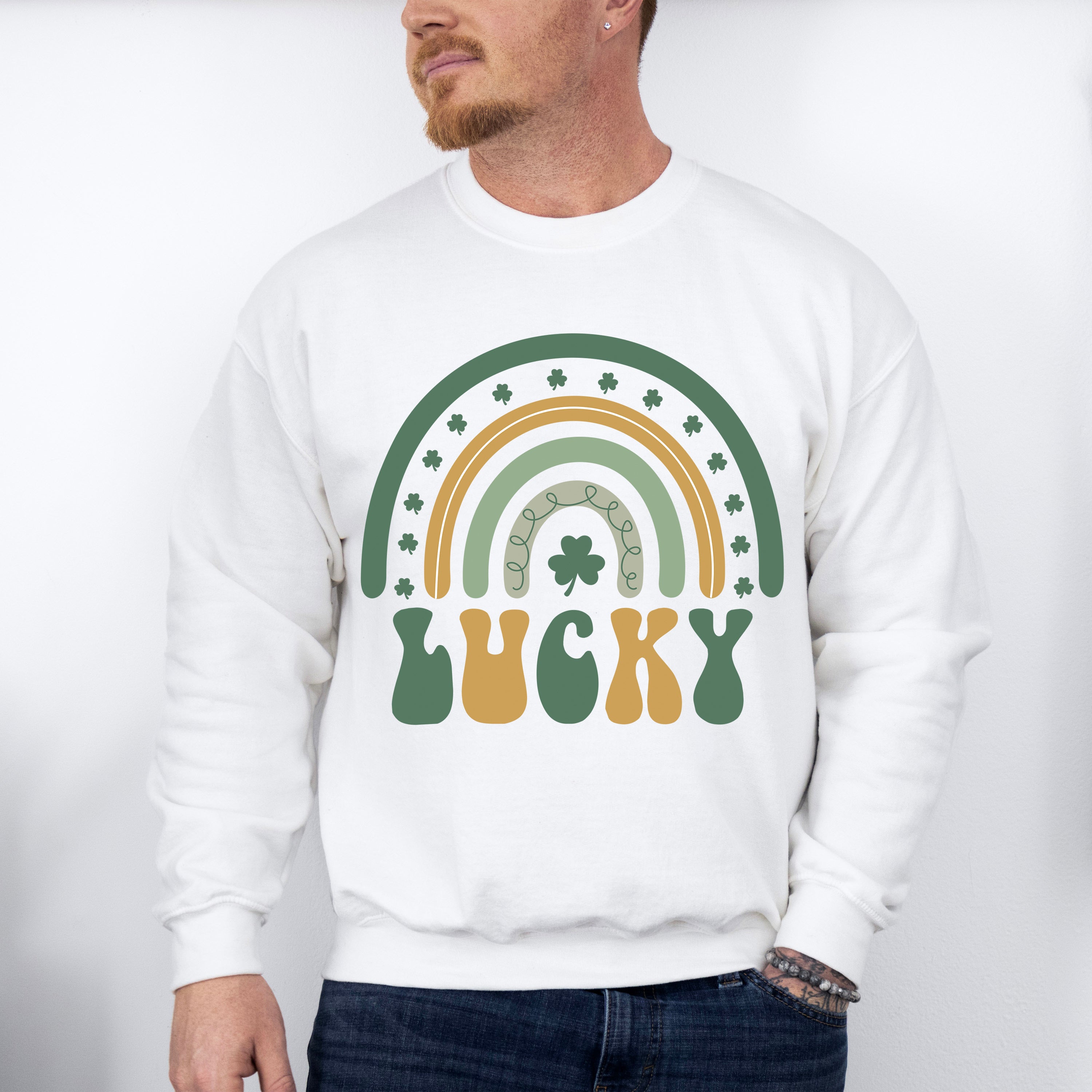 Lucky Rainbow St Patricks Theme T-shirt, Hoodie, Sweatshirt