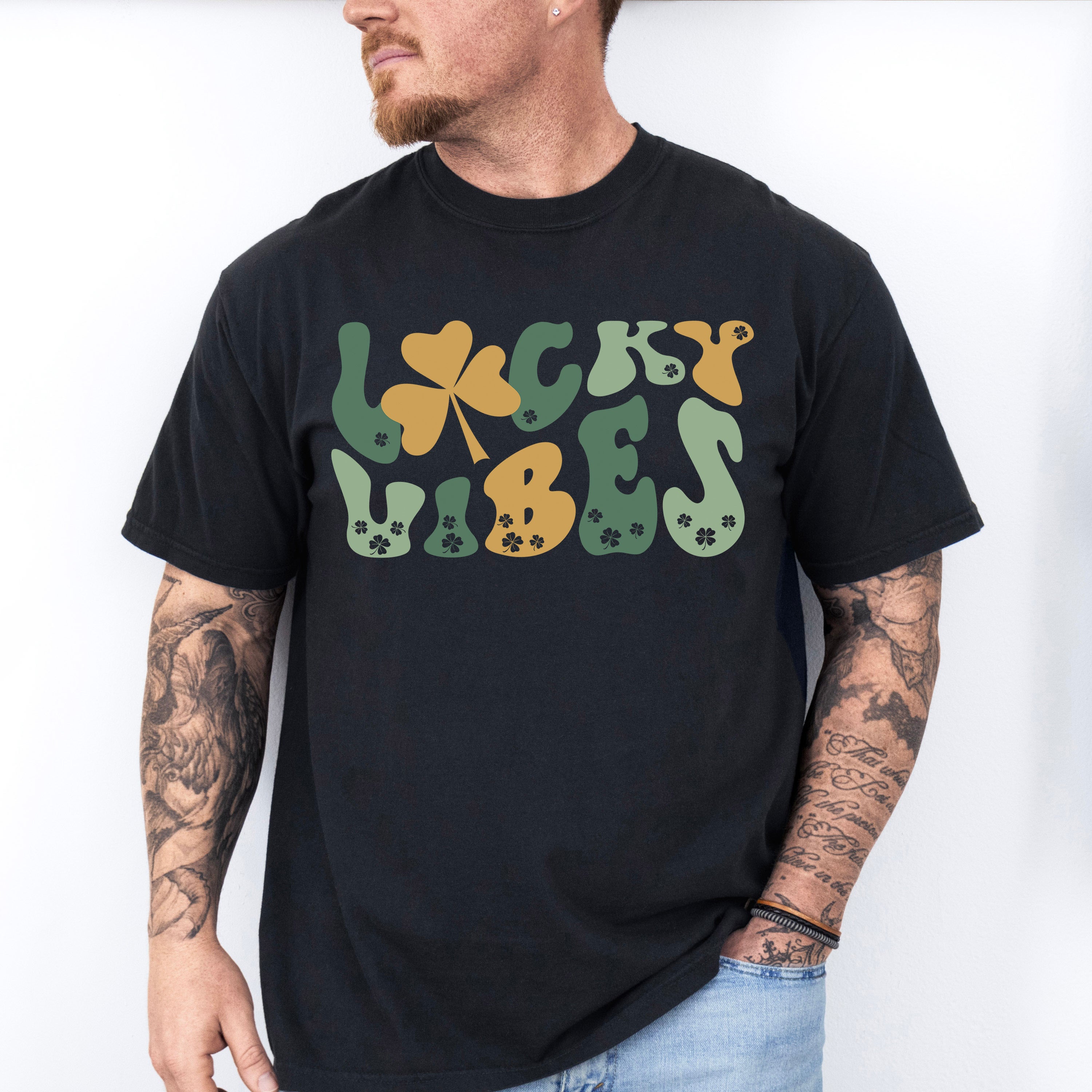 Lucky Vibes St Patricks Theme T-shirt, Hoodie, Sweatshirt