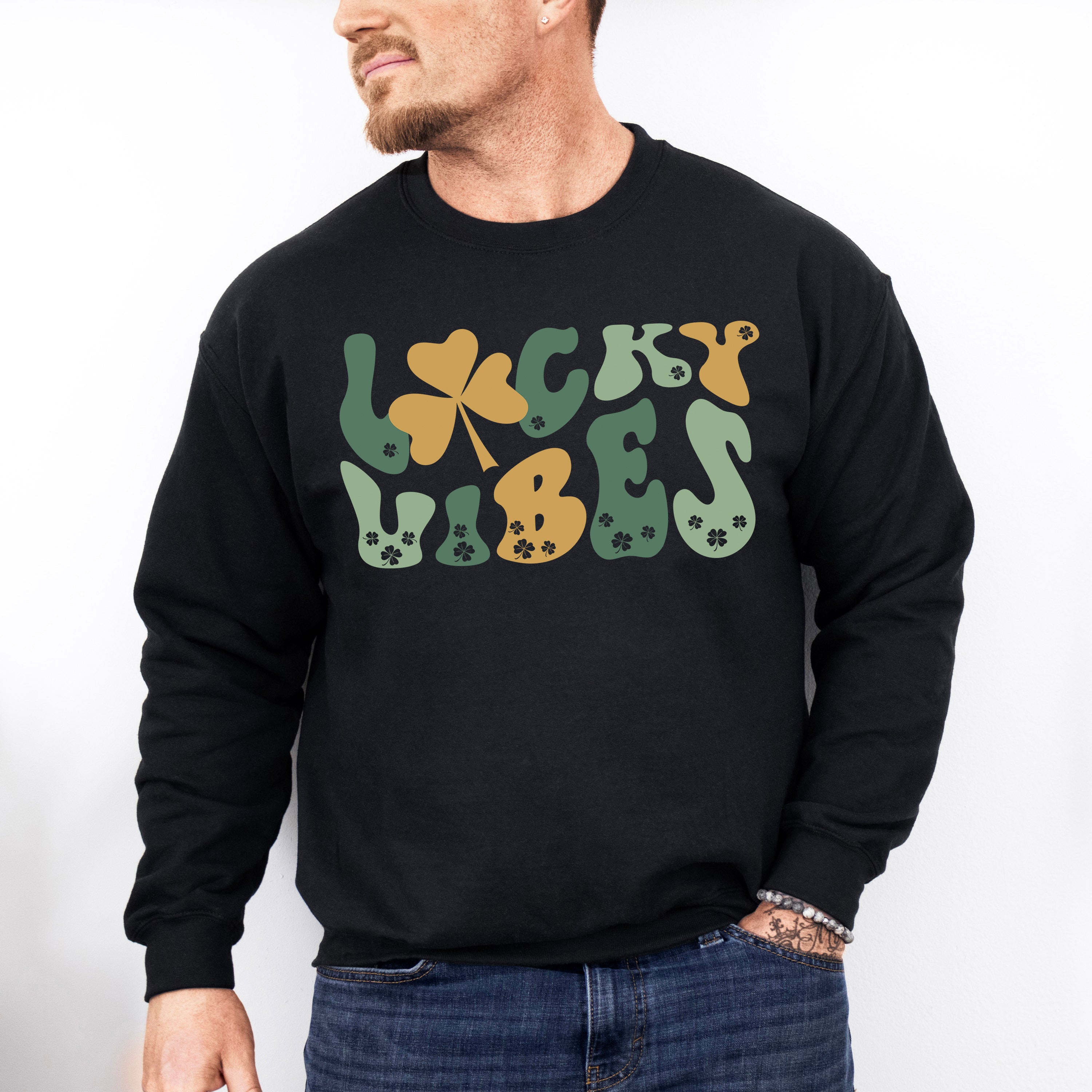 Lucky Vibes St Patricks Theme T-shirt, Hoodie, Sweatshirt