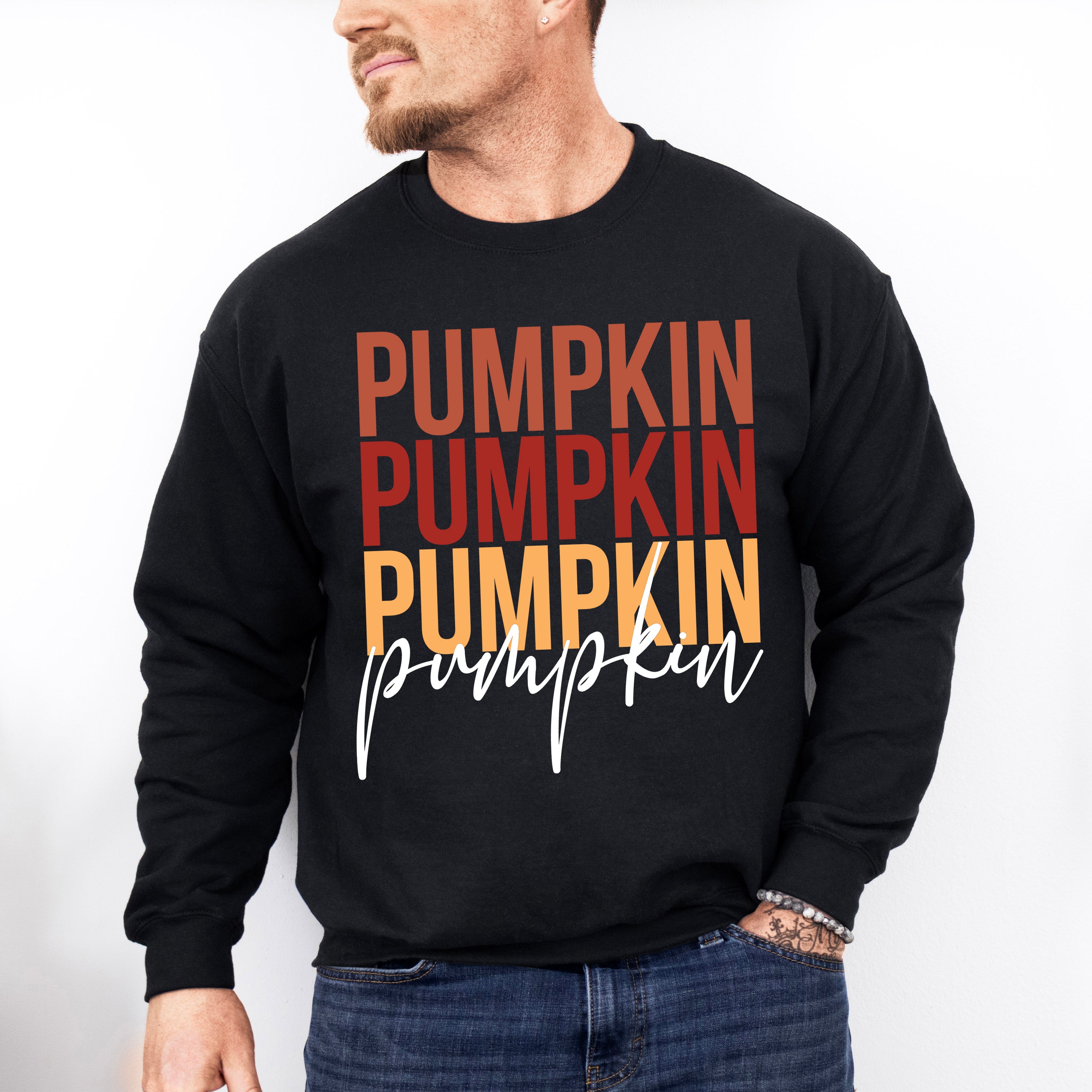 Pumpkin Pumpkin Pumpkin Design - Fall Theme Unisex Crewneck T-Shirt Sweatshirt Hoodie