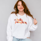 Hello Pumpkin Sparkles - Fall Theme Unisex Crewneck T-Shirt Sweatshirt Hoodie