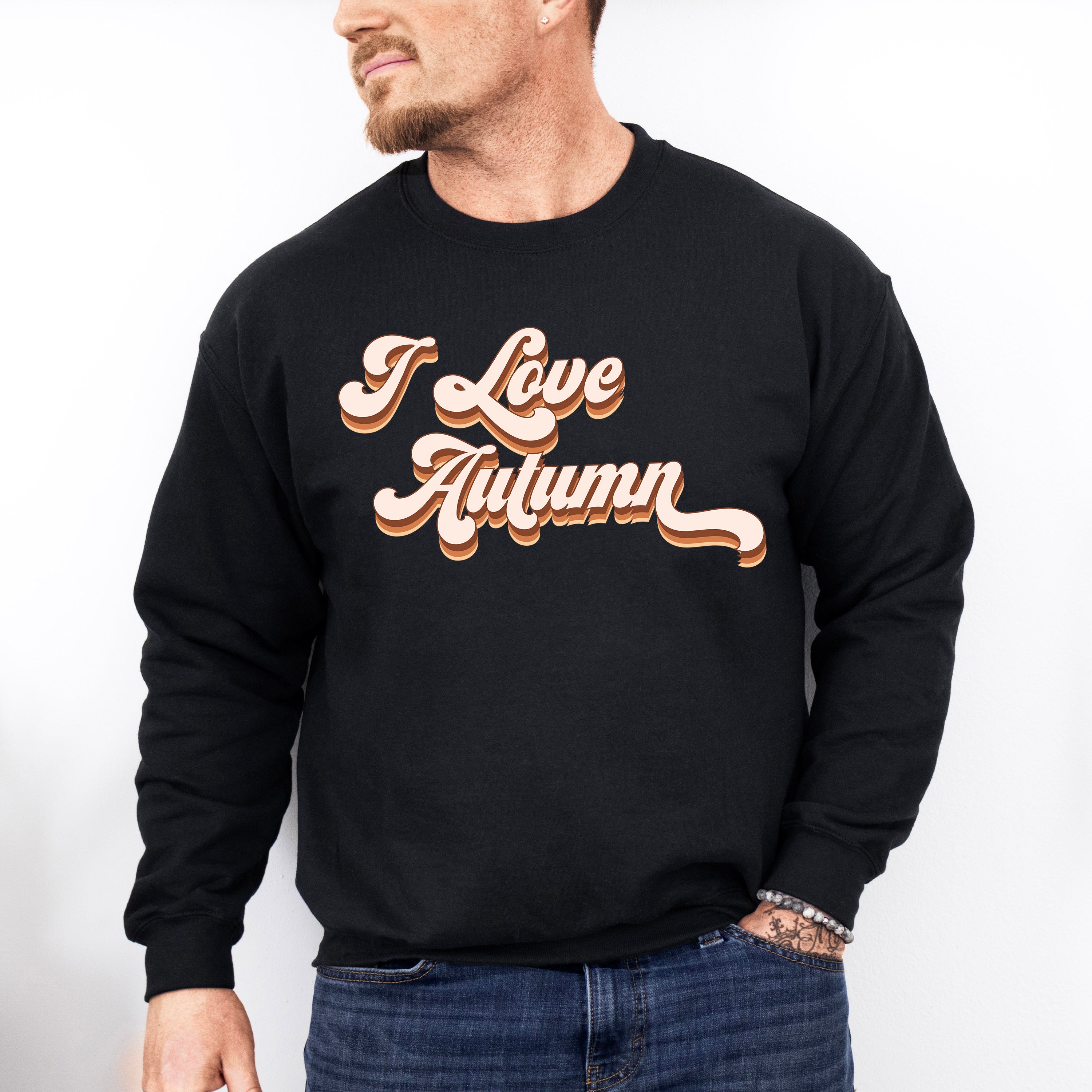 I Love Autumn - Fall Theme Unisex Crewneck T-Shirt Sweatshirt Hoodie