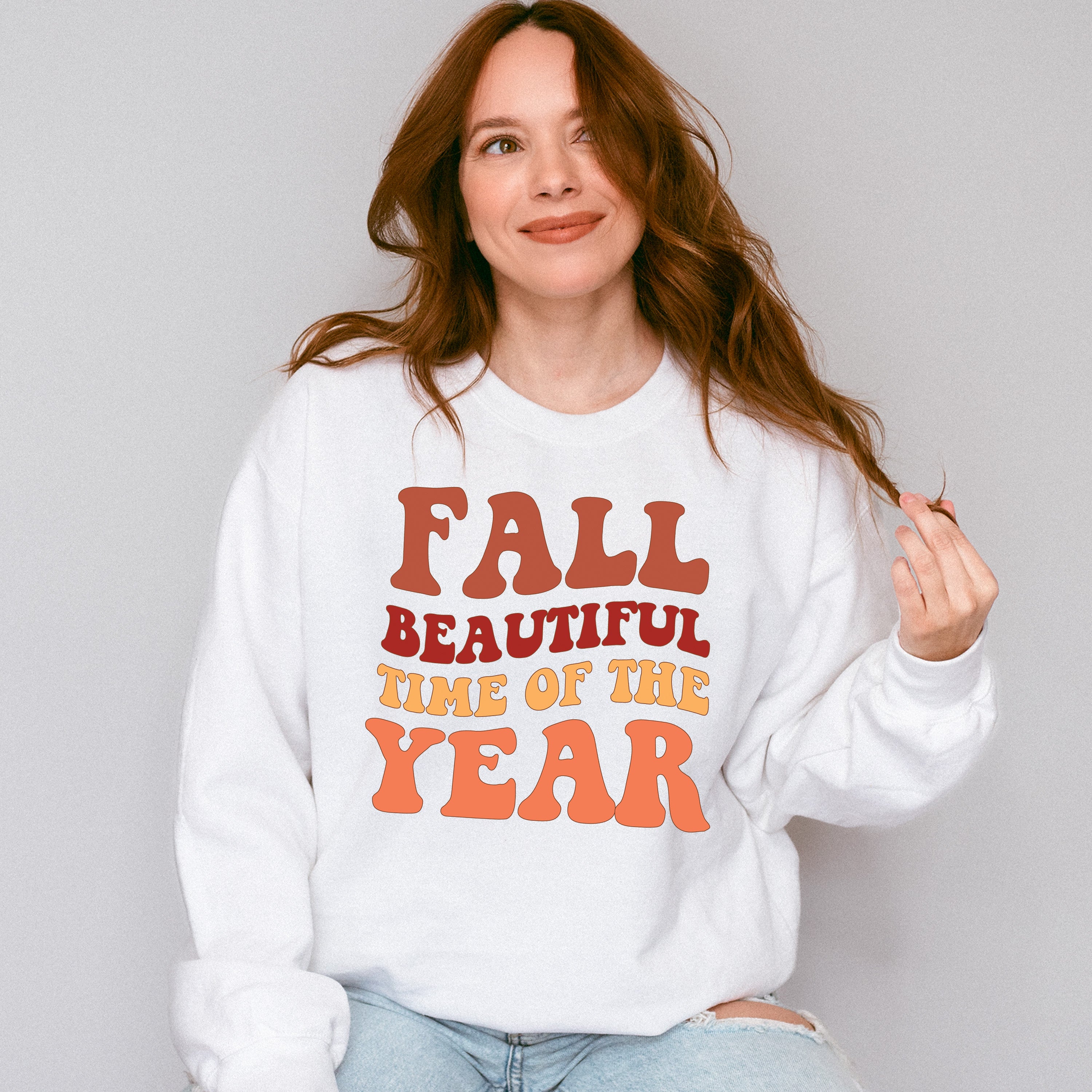 Fall Beautiful Time Of The Year - Fall Theme Unisex Crewneck T-Shirt Sweatshirt Hoodie
