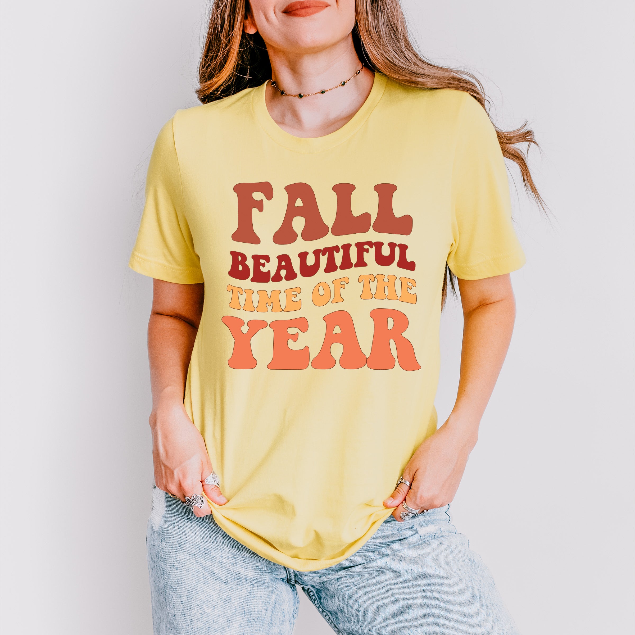 Fall Beautiful Time Of The Year - Fall Theme Unisex Crewneck T-Shirt Sweatshirt Hoodie