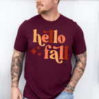 Hello Fall Sparkles - Fall Theme Unisex Crewneck T-Shirt Sweatshirt Hoodie