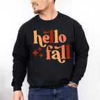 Hello Fall Sparkles - Fall Theme Unisex Crewneck T-Shirt Sweatshirt Hoodie