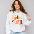 Hello Fall Sparkles - Fall Theme Unisex Crewneck T-Shirt Sweatshirt Hoodie