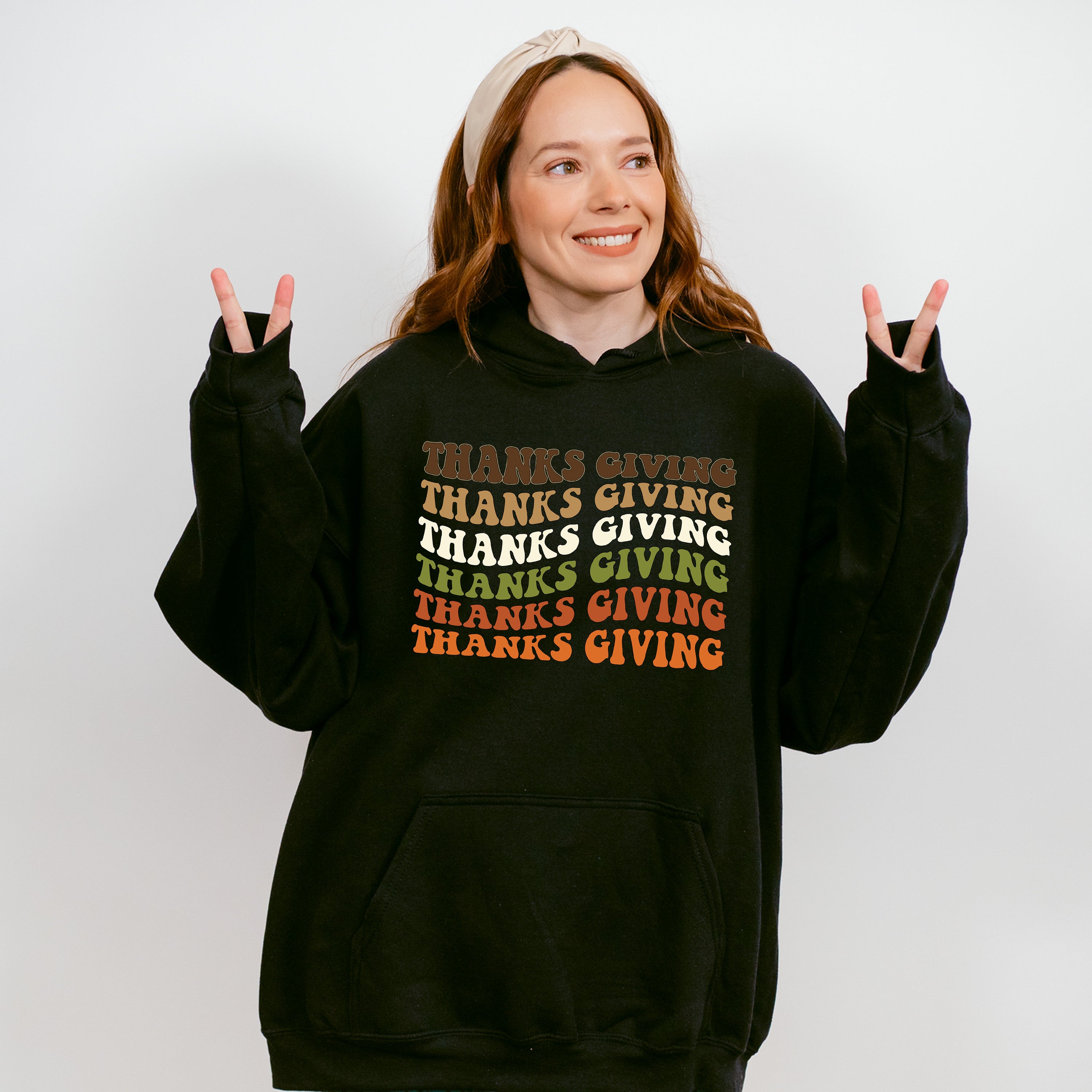 Thanks Giving Design - Thanksgiving Theme Unisex Crewneck T-Shirt Sweatshirt Hoodie
