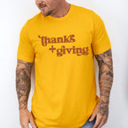Thanks + Giving Design - Thanksgiving Theme Unisex Crewneck T-Shirt Sweatshirt Hoodie