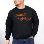 Thanks + Giving Design - Thanksgiving Theme Unisex Crewneck T-Shirt Sweatshirt Hoodie