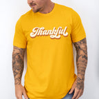 Retro Thankful Design - Thanksgiving Theme Unisex Crewneck T-Shirt Sweatshirt Hoodie