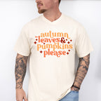 Autumn Leaves & Pumpkins Please - Fall Theme Unisex Crewneck T-Shirt Sweatshirt Hoodie