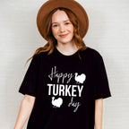 Happy Turkey Day - Thanksgiving Theme Unisex Crewneck T-Shirt Sweatshirt Hoodie