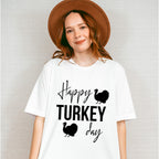 Happy Turkey Day - Thanksgiving Theme Unisex Crewneck T-Shirt Sweatshirt Hoodie