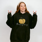 Golden Pumpkin Thanksgiving Design - Thanksgiving Theme Unisex Crewneck T-Shirt Sweatshirt Hoodie