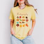 Thanksgiving Day Doodles Design - Thanksgiving Theme Unisex Crewneck T-Shirt Sweatshirt Hoodie