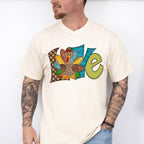 LOVE Turkey Design - Thanksgiving Theme Unisex Crewneck T-Shirt Sweatshirt Hoodie