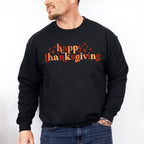 Happy Thanksgiving Sparkles - Fall Theme Unisex Crewneck T-Shirt Sweatshirt Hoodie
