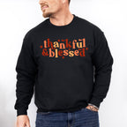 Thankful & Blessed Sparkles - Fall Theme Unisex Crewneck T-Shirt Sweatshirt Hoodie