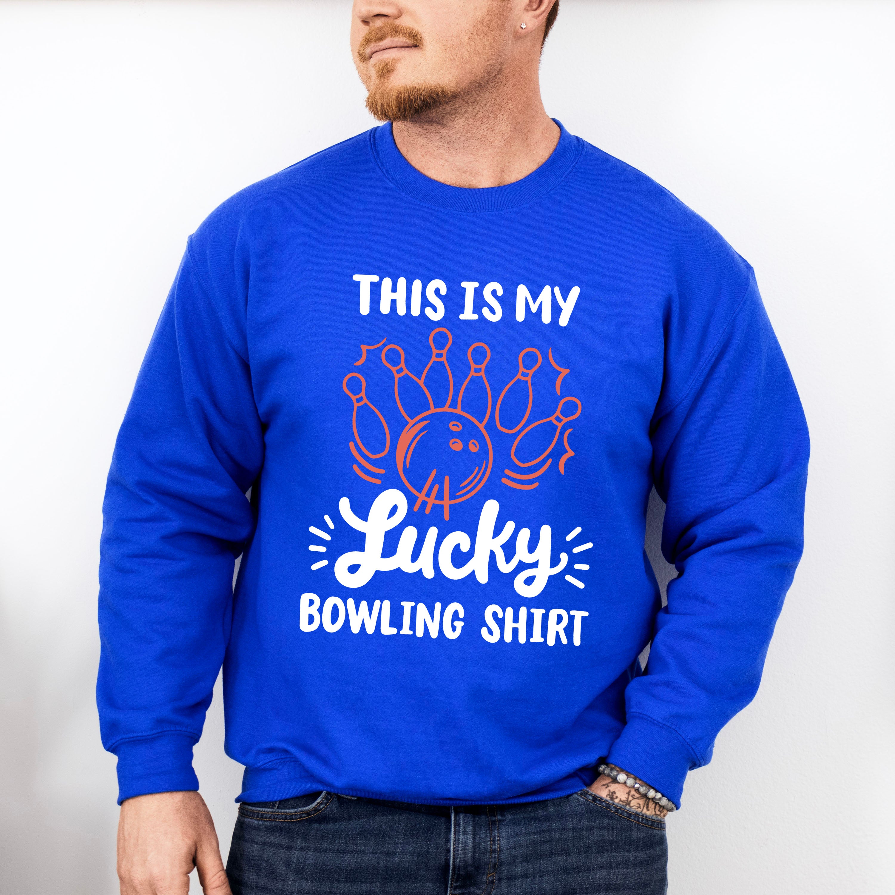 This Is My Lucky Bowling Shirt - Bowling Unisex Crewneck T-Shirt Sweatshirt Hoodie