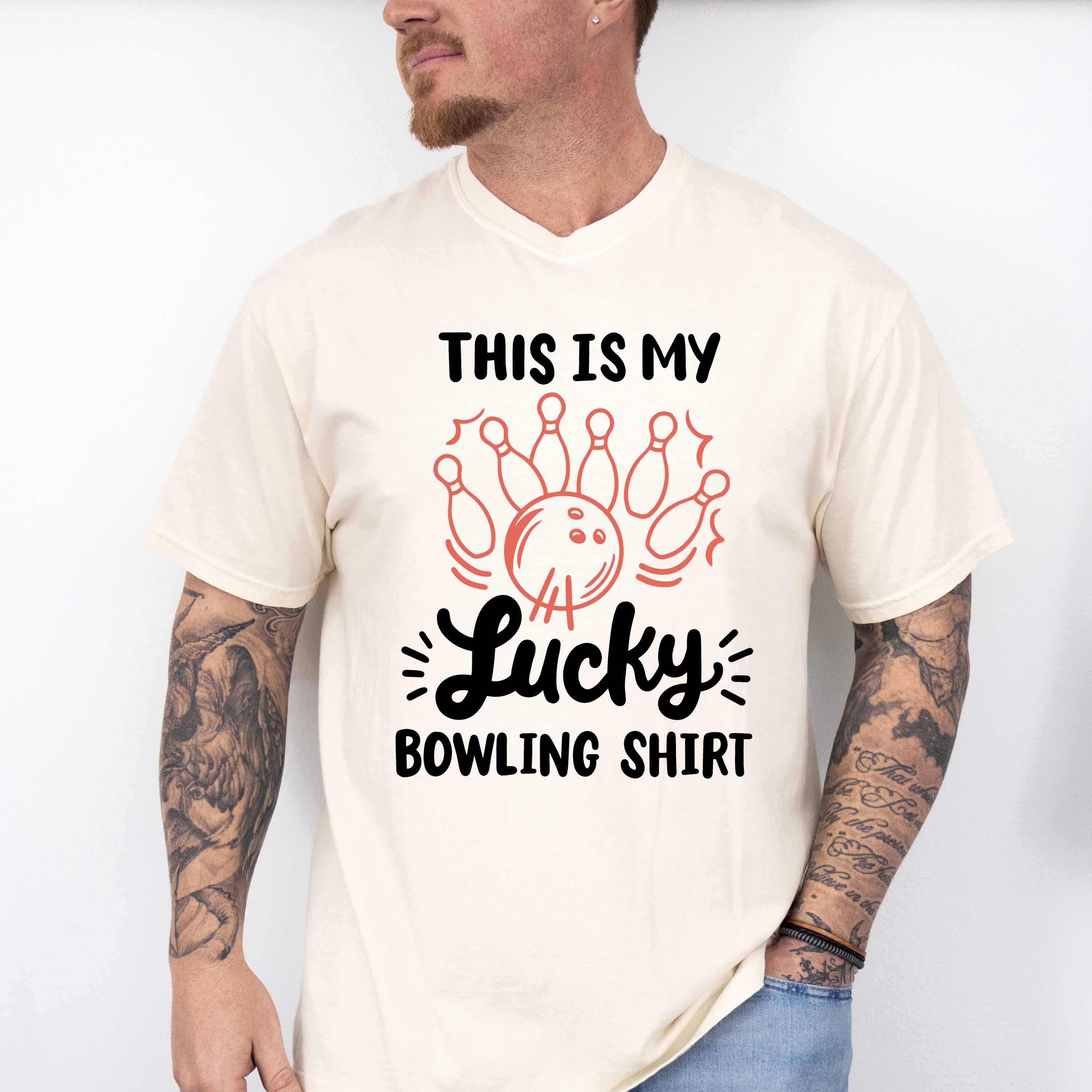 This Is My Lucky Bowling Shirt - Bowling Unisex Crewneck T-Shirt Sweatshirt Hoodie