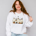 Cute Ghost Dog - Halloween Unisex Crewneck T-Shirt Sweatshirt Hoodie