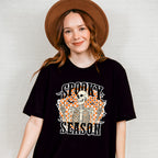 Spooky Skeleton Season - Halloween Unisex Crewneck T-Shirt Sweatshirt Hoodie