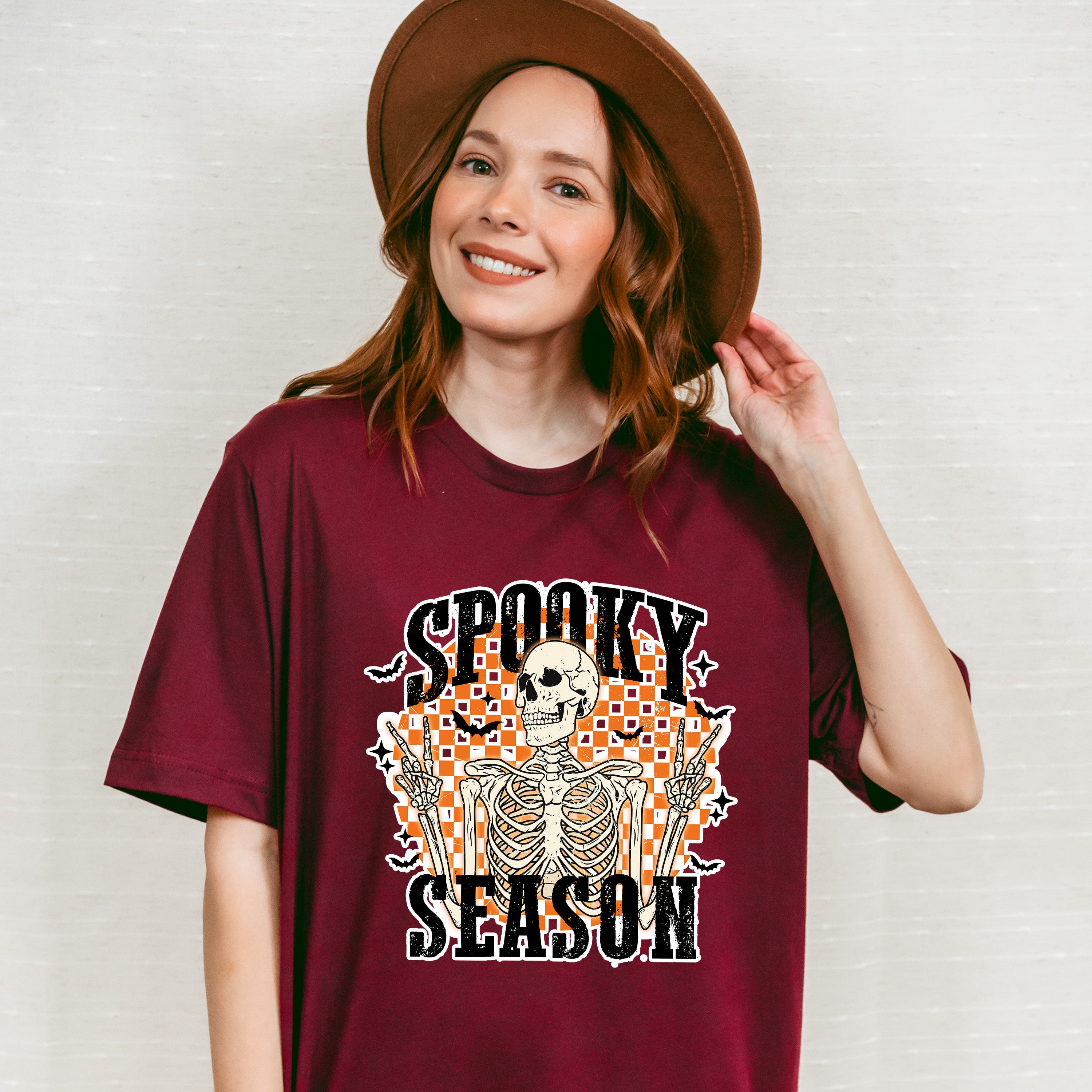 Spooky Skeleton Season - Halloween Unisex Crewneck T-Shirt Sweatshirt Hoodie