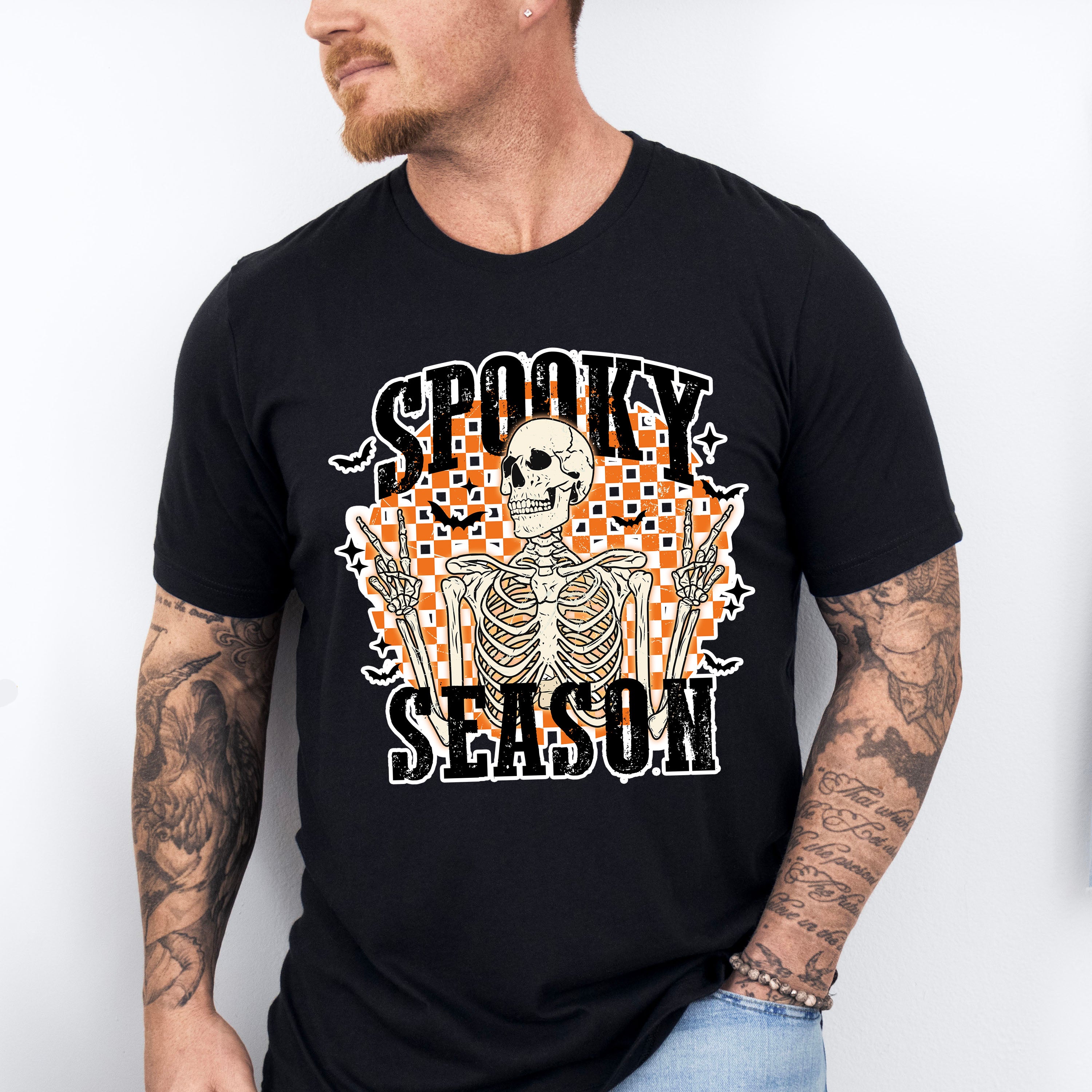 Spooky Skeleton Season - Halloween Unisex Crewneck T-Shirt Sweatshirt Hoodie