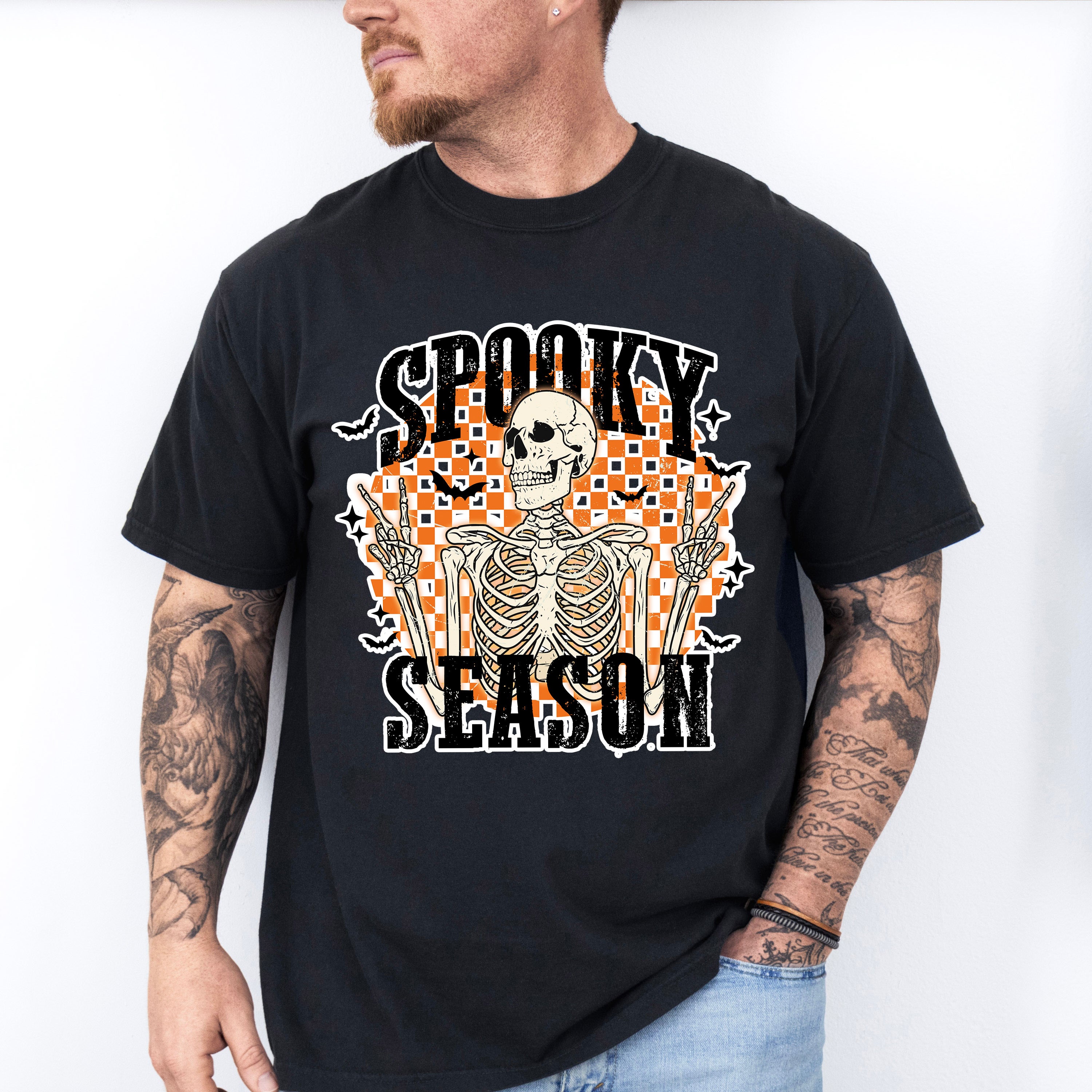 Spooky Skeleton Season - Halloween Unisex Crewneck T-Shirt Sweatshirt Hoodie