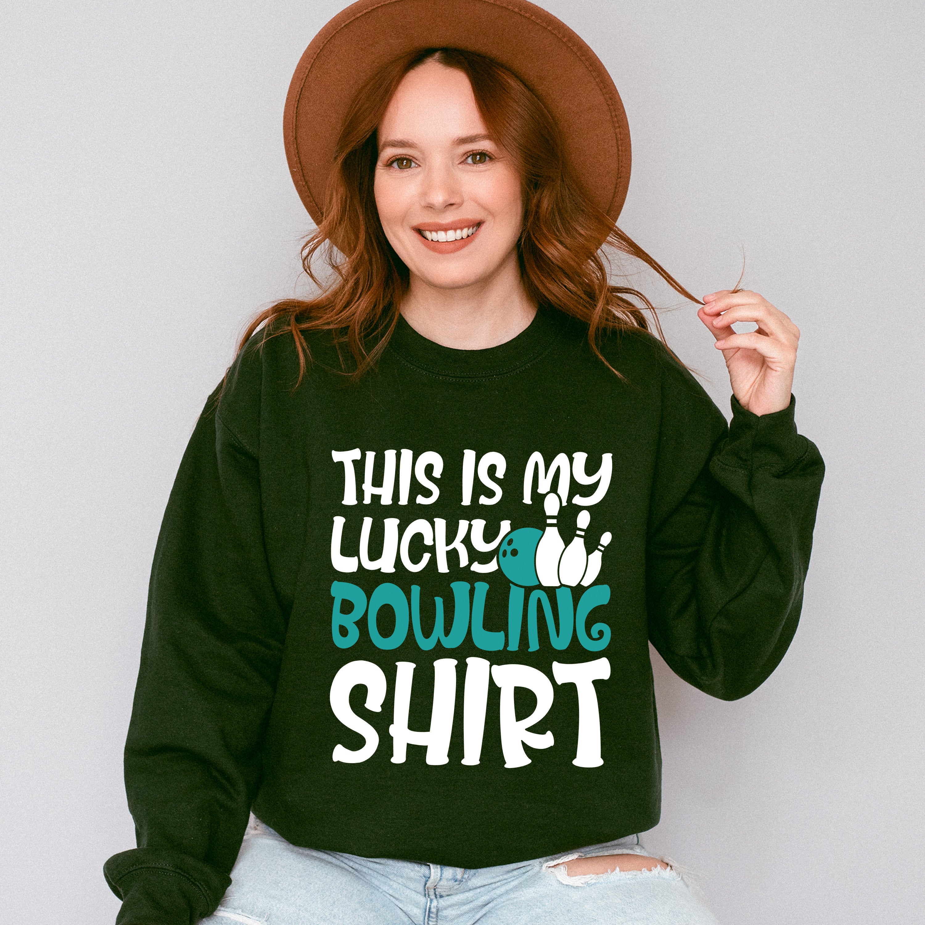 This Is My Lucky Bowling Shirt Design - Bowling Unisex Crewneck T-Shirt Sweatshirt Hoodie