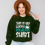 This Is My Lucky Bowling Shirt Design - Bowling Unisex Crewneck T-Shirt Sweatshirt Hoodie