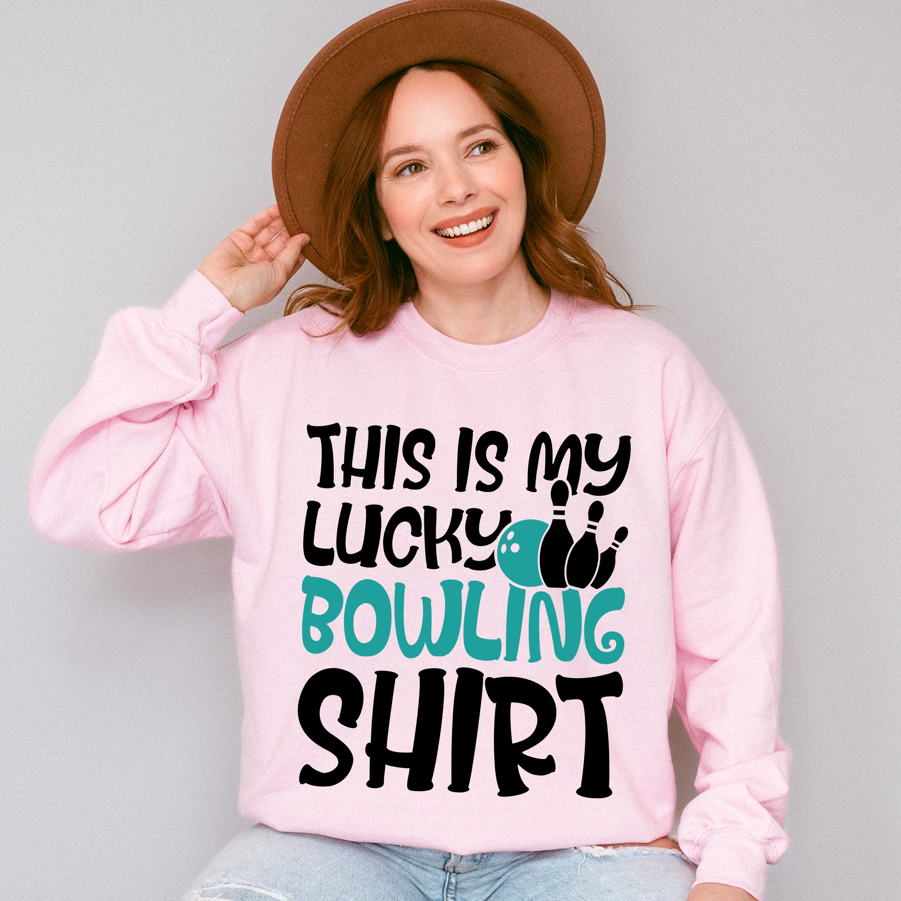 This Is My Lucky Bowling Shirt Design - Bowling Unisex Crewneck T-Shirt Sweatshirt Hoodie