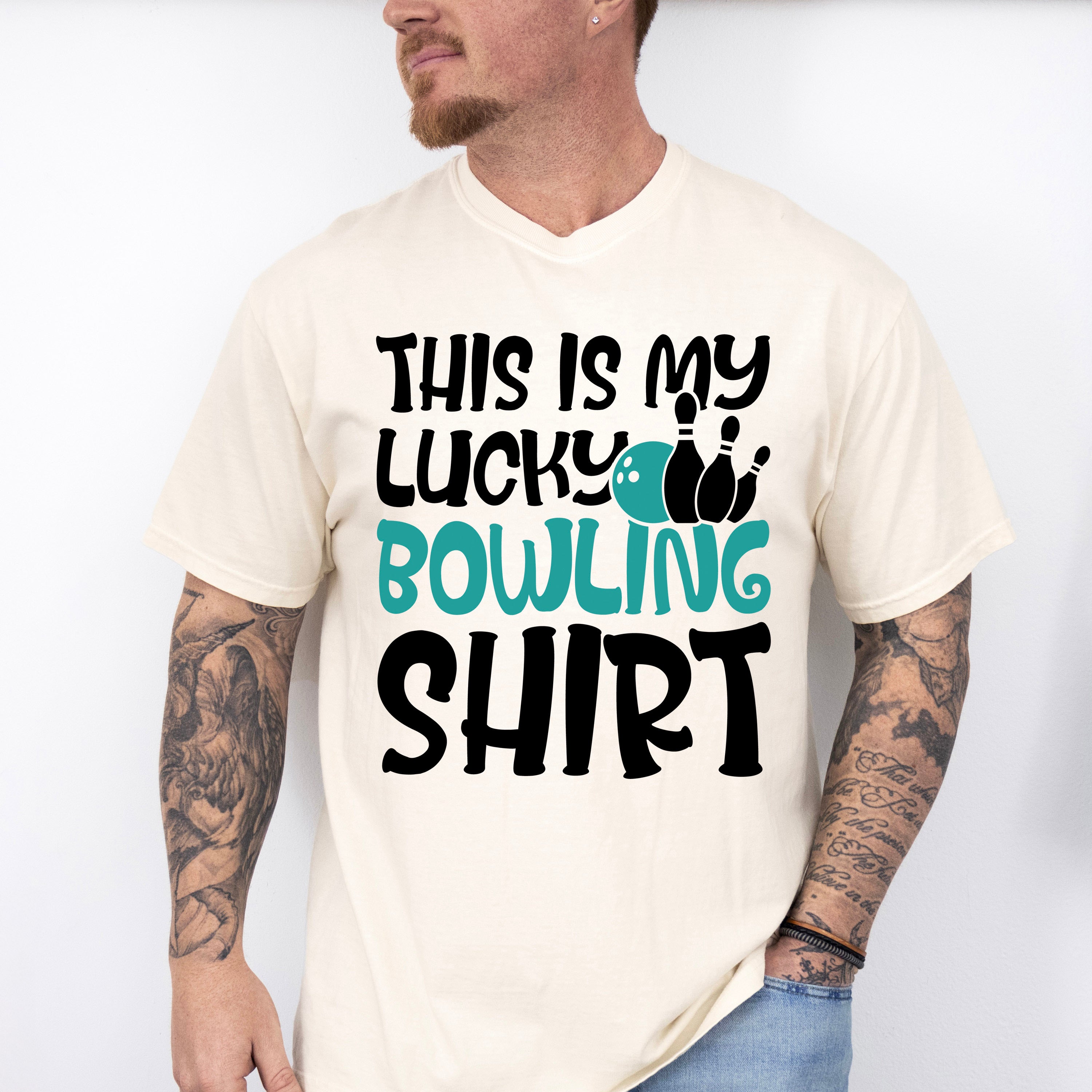 This Is My Lucky Bowling Shirt Design - Bowling Unisex Crewneck T-Shirt Sweatshirt Hoodie