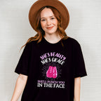 She's Beauty She's Grace - Boxing Unisex Crewneck T-Shirt Sweatshirt Hoodie