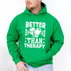 Better Than Therapy - Boxing Unisex Crewneck T-Shirt Sweatshirt Hoodie