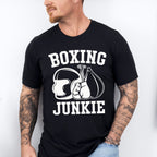 Boxing Junkie - Boxing Unisex Crewneck T-Shirt Sweatshirt Hoodie