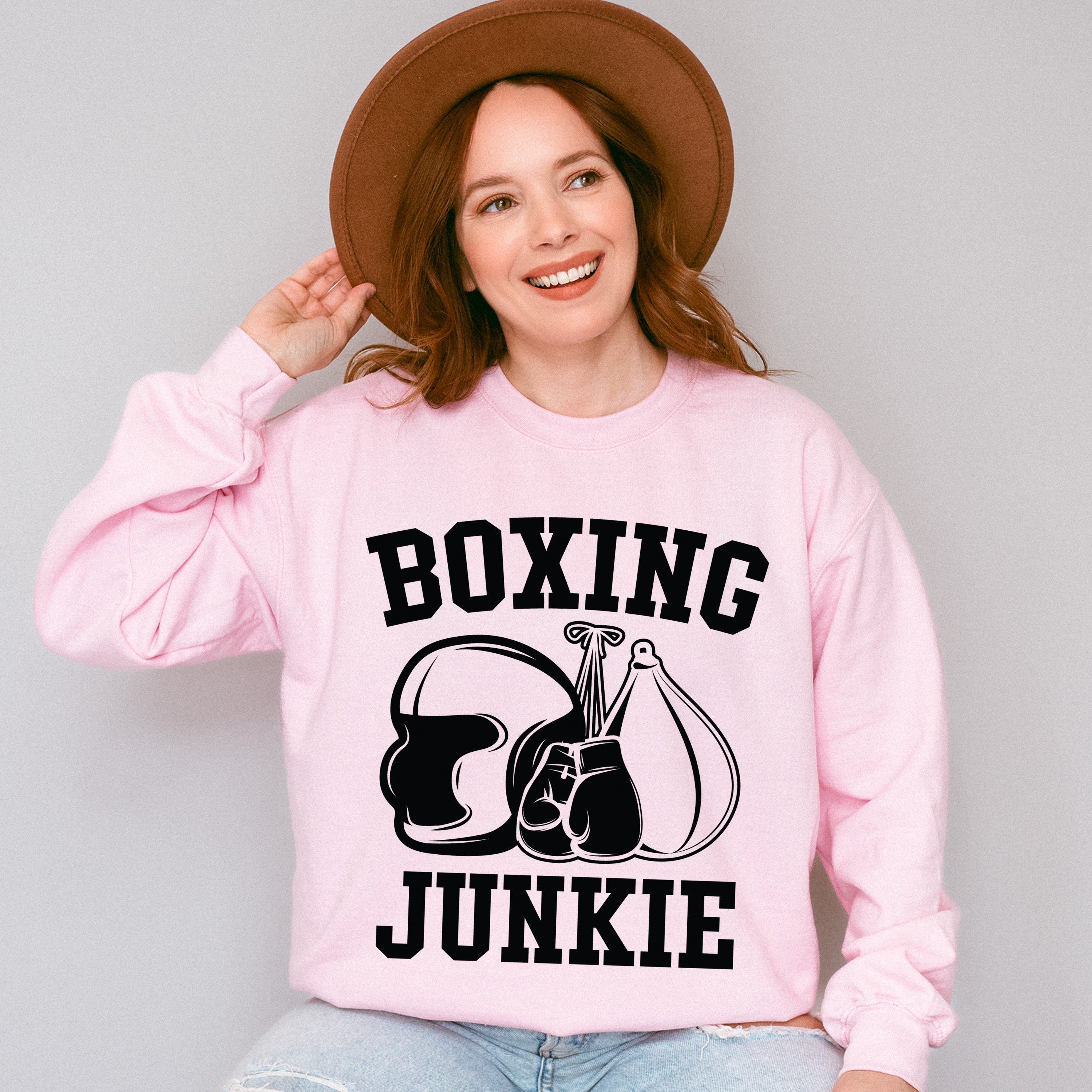 Boxing Junkie - Boxing Unisex Crewneck T-Shirt Sweatshirt Hoodie