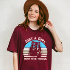 Just A Girl - Boxing Unisex Crewneck T-Shirt Sweatshirt Hoodie