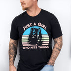 Just A Girl - Boxing Unisex Crewneck T-Shirt Sweatshirt Hoodie