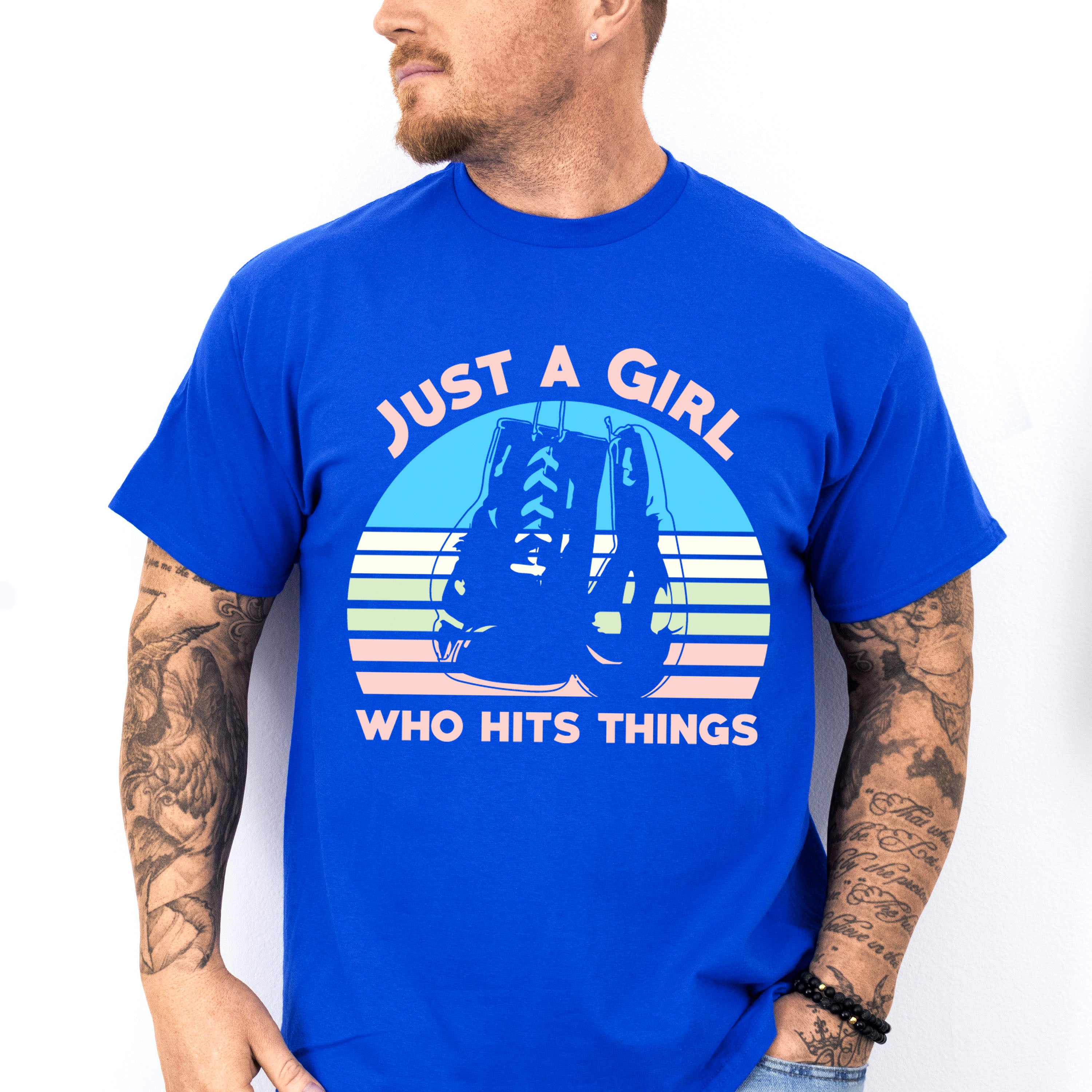 Just A Girl - Boxing Unisex Crewneck T-Shirt Sweatshirt Hoodie