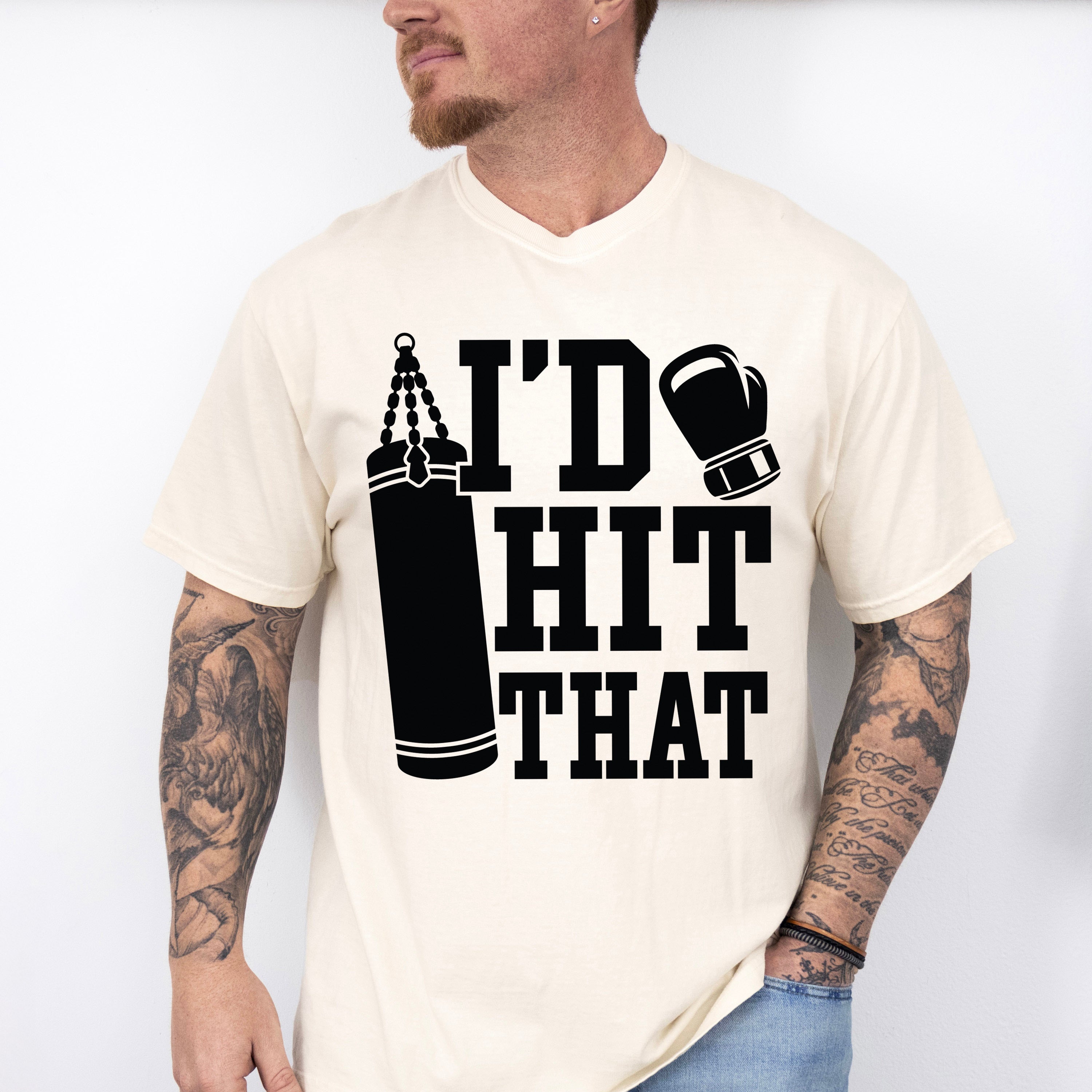 I'd Hit That - Boxing Unisex Crewneck T-Shirt Sweatshirt Hoodie