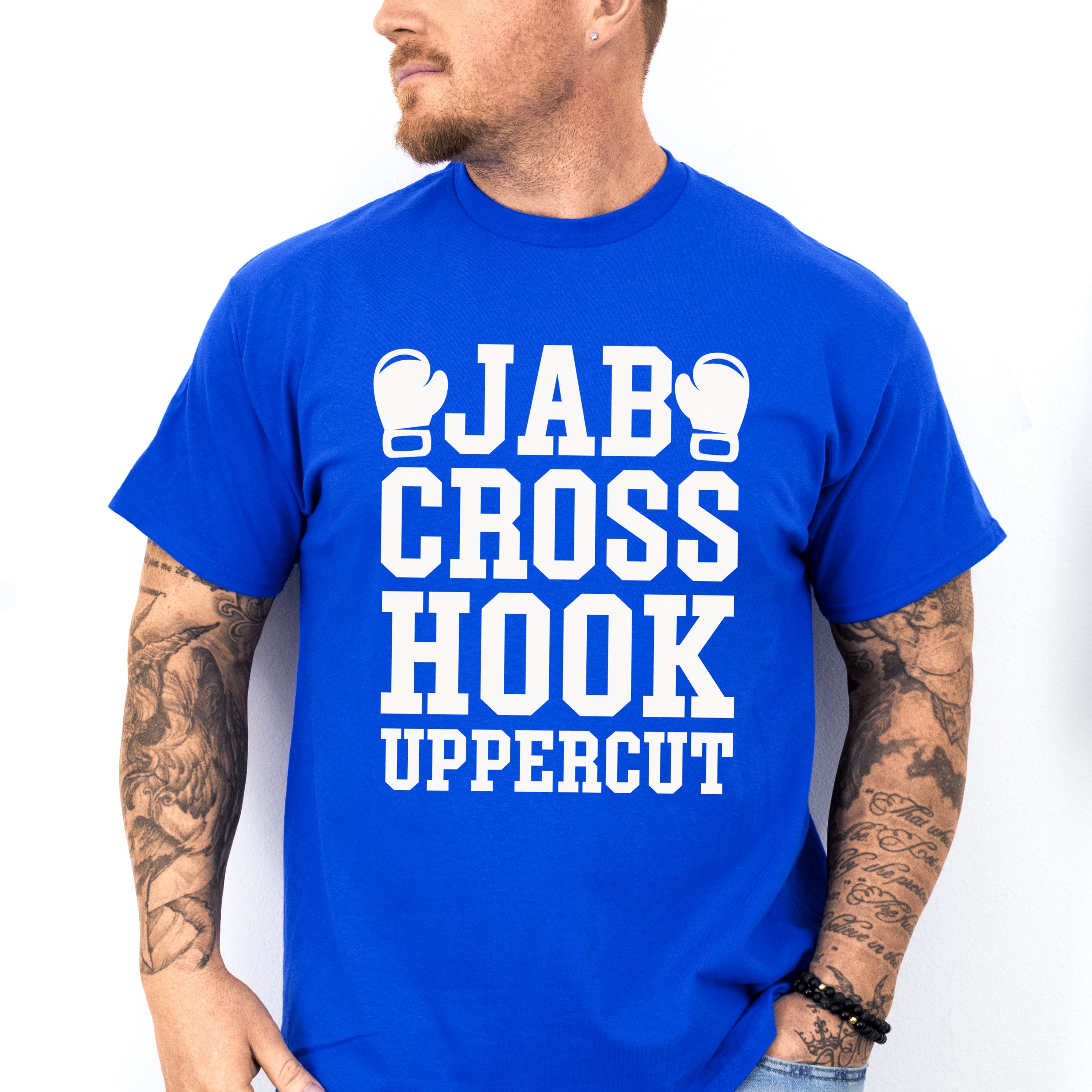 Jab Cross Hook Uppercut - Boxing Unisex Crewneck T-Shirt Sweatshirt Hoodie