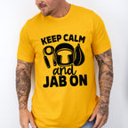 Keep Calm And Jab On - Boxing Unisex Crewneck T-Shirt Sweatshirt Hoodie